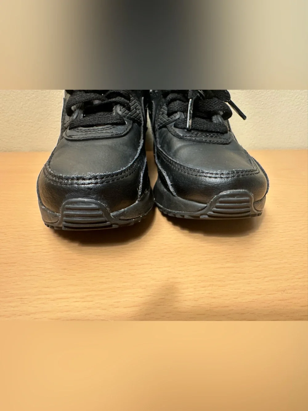 Nike Air Max 90 Low Triple Black Unisex Shoes Size 12C